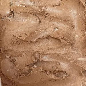gelato de Chocolate e Gengibre massa de chocolate e sabor de gengibre