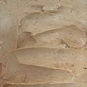 gelato de Coco Queimado massa marrom como o doce de coco queimado