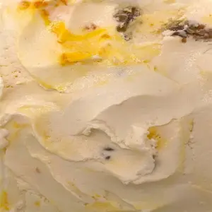 Sabor de Yogurte branco com geléia de Damasco amarela e Nozes